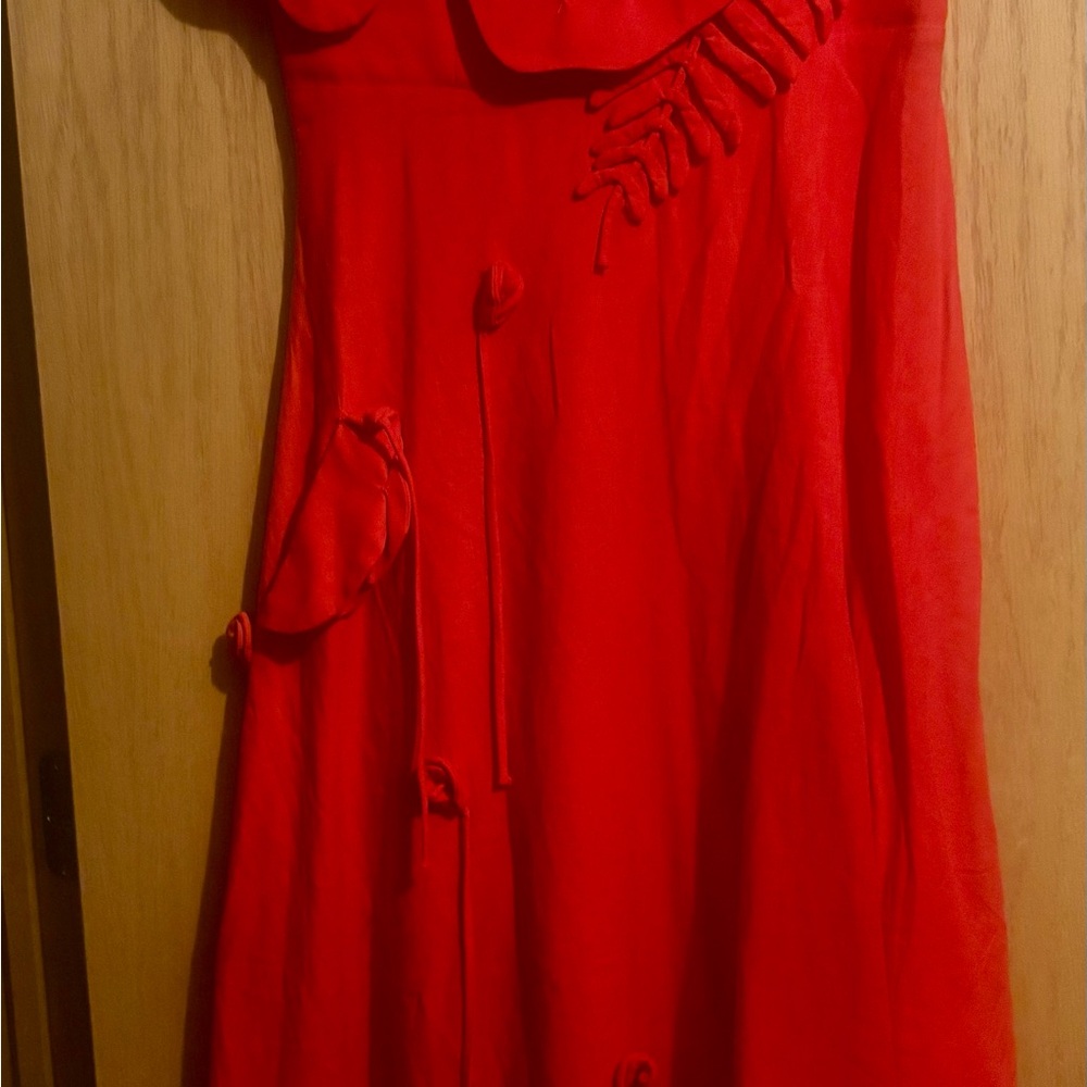FARM Rio Red Midi Dress